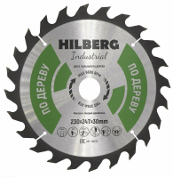 Диск пильный Hilberg Industrial Дерево 230*30*24Т HW230_1