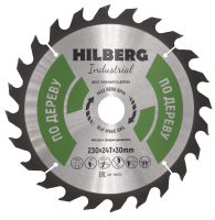 Диск пильный Hilberg Industrial Дерево 230*30*24Т HW230_0