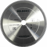 Диск пильный Hilberg Industrial Дерево 450*50*100Т HW453_1