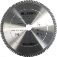 Диск пильный Hilberg Industrial Дерево 450*50*100Т HW453_0