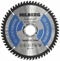 Диск пильный Hilberg Industrial Алюминий 185*30/20*60Т HA185_1