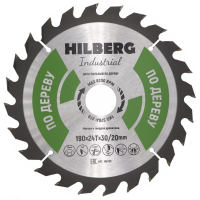 Диск пильный Hilberg Industrial Дерево 190*30/20*24Т HW190_0