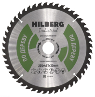 Диск пильный Hilberg Industrial Дерево 235*30*48Т HW236_2