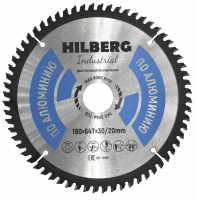 Диск пильный Hilberg Industrial Алюминий 190*30/20*64Т HA190_1