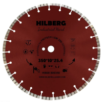 Диск алмазный отрезной 350*25,4*12 Hilberg Industrial Hard HI808_0