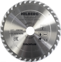 Диск пильный Hilberg Industrial Дерево 350*50*36Т HW354_0