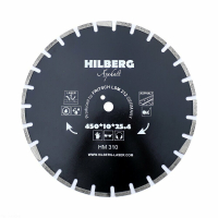 Диск алмазный отрезной 450*25,4*12 Hilberg Hard Materials Лазер асфальт HM310_1