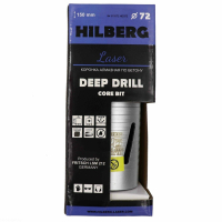 Коронка алмазная по бетону 72*150 мм Hilberg Laser Deep Drill HD372_2