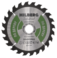 Диск пильный Hilberg Industrial Дерево 200*32/30*24Т HW203_1