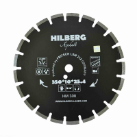 Диск алмазный отрезной 350*25,4*12 Hilberg Hard Materials Лазер асфальт HM308_3