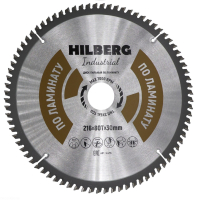 Диск пильный Hilberg Industrial Ламинат 216*30*80Т HL216_3