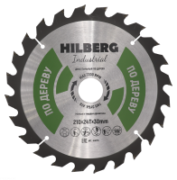 Диск пильный Hilberg Industrial Дерево 210*30*24Т HW210_0