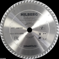 Диск пильный Hilberg Industrial Дерево 350*32*60Т HW352_2