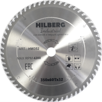 Диск пильный Hilberg Industrial Дерево 350*32*60Т HW352_0