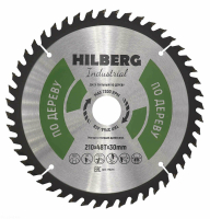 Диск пильный Hilberg Industrial Дерево 210*30*48Т HW211_1