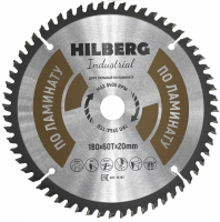 Диск пильный Hilberg Industrial Ламинат 180*20*60Т HL180_1