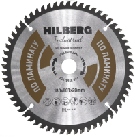 Диск пильный Hilberg Industrial Ламинат 180*20*60Т HL180_0