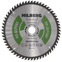 Диск пильный Hilberg Industrial Дерево 260*30*60Т HW260_0