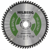 Диск пильный Hilberg Industrial Дерево 260*30*60Т HW260_1