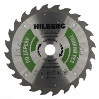 Диск пильный Hilberg Industrial Дерево тонкий рез 165*20*24Т HWT165_2