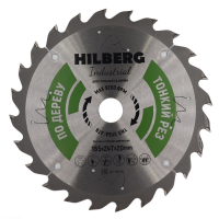 Диск пильный Hilberg Industrial Дерево тонкий рез 165*20*24Т HWT165_1