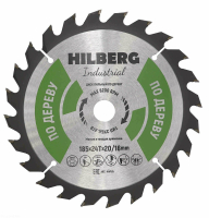 Диск пильный Hilberg Industrial Дерево 185*20/16*24Т HW185_1