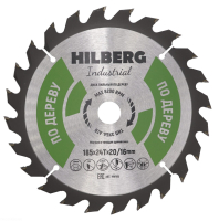 Диск пильный Hilberg Industrial Дерево 185*20/16*24Т HW185_3