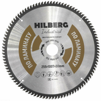 Диск пильный Hilberg Industrial Ламинат 255*30*100Т HL255_1