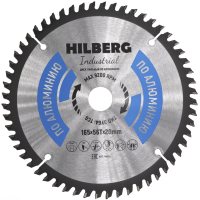 Диск пильный Hilberg Industrial Алюминий 165*20*56Т HA165_0