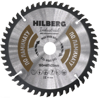 Диск пильный Hilberg Industrial Ламинат 160*20*48Т HL160_0