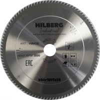 Диск пильный Hilberg Industrial Дерево 400*50*100Т HW430_0