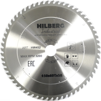 Диск пильный Hilberg Industrial Дерево 450*50*60Т HW452_0