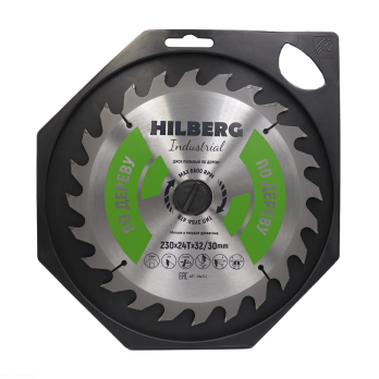 Диск пильный Hilberg Industrial Дерево 230*32/30*24Т HW233