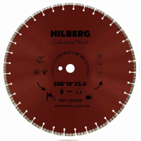 Диск алмазный отрезной 500*25,4*12 Hilberg Industrial Hard HI811_1