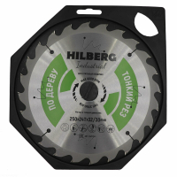 Диск пильный Hilberg Industrial Дерево тонкий рез 250*32/30*24Т HWT253_2