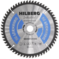 Диск пильный Hilberg Industrial Алюминий 180*20*60Т HA180_0