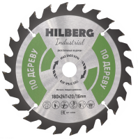 Диск пильный Hilberg Industrial Дерево 180*20/16*24Т HW180_0