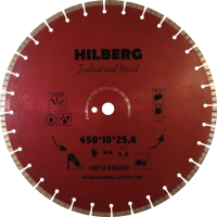 Диск алмазный отрезной 450*25,4*12 Hilberg Industrial Hard HI810_0