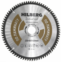 Диск пильный Hilberg Industrial Ламинат 230*30*80Т HL230_1