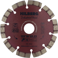 Диск алмазный отрезной 125*22.23 Hilberg Industrial Hard HI802_0