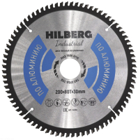 Диск пильный Hilberg Industrial Алюминий 200*30*80Т HA200_7