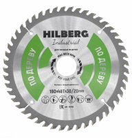 Диск пильный Hilberg Industrial Дерево 190*30/20*48Т HW192_1