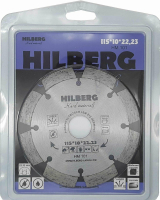 Диск алмазный отрезной 115*22,23 Hilberg Hard Materials Лазер HM101_1