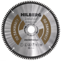 Диск пильный Hilberg Industrial Ламинат 250*30*100Т HL250_0