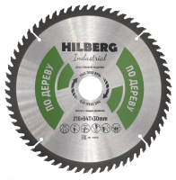 Диск пильный Hilberg Industrial Дерево 216*30*64Т HW218_0