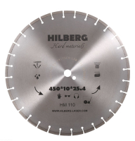 Диск алмазный отрезной 450*25,4*12 Hilberg Hard Materials Лазер HM110_0