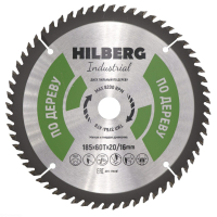 Диск пильный Hilberg Industrial Дерево 185*20/16*60Т HW187_2