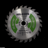 Диск пильный Hilberg Industrial Дерево 250*32/30*24Т HW253_4