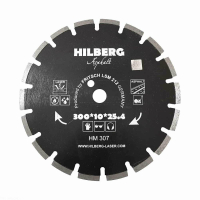 Диск алмазный отрезной 300*25,4*12 Hilberg Hard Materials Лазер асфальт HM307_2